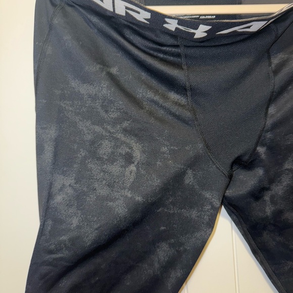 Under Armour gray Athletic Leggings compression  marble XXL 2XL - Picture 1 of 4